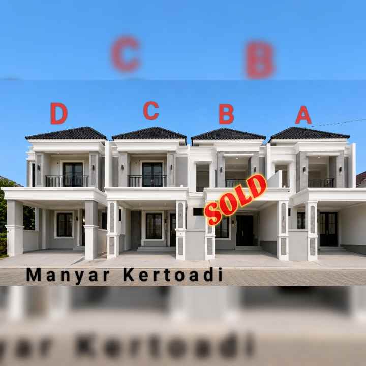 dijual rumah manyar kertoadi