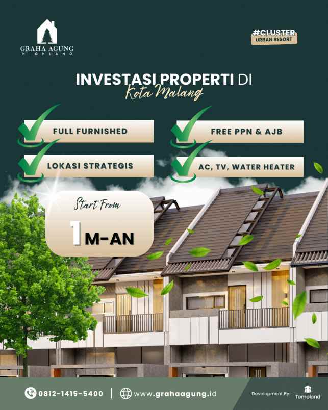 dijual rumah merjosari