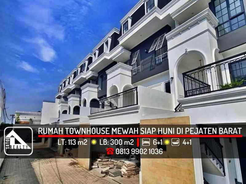 dijual rumah pejaten barat pasar minggu