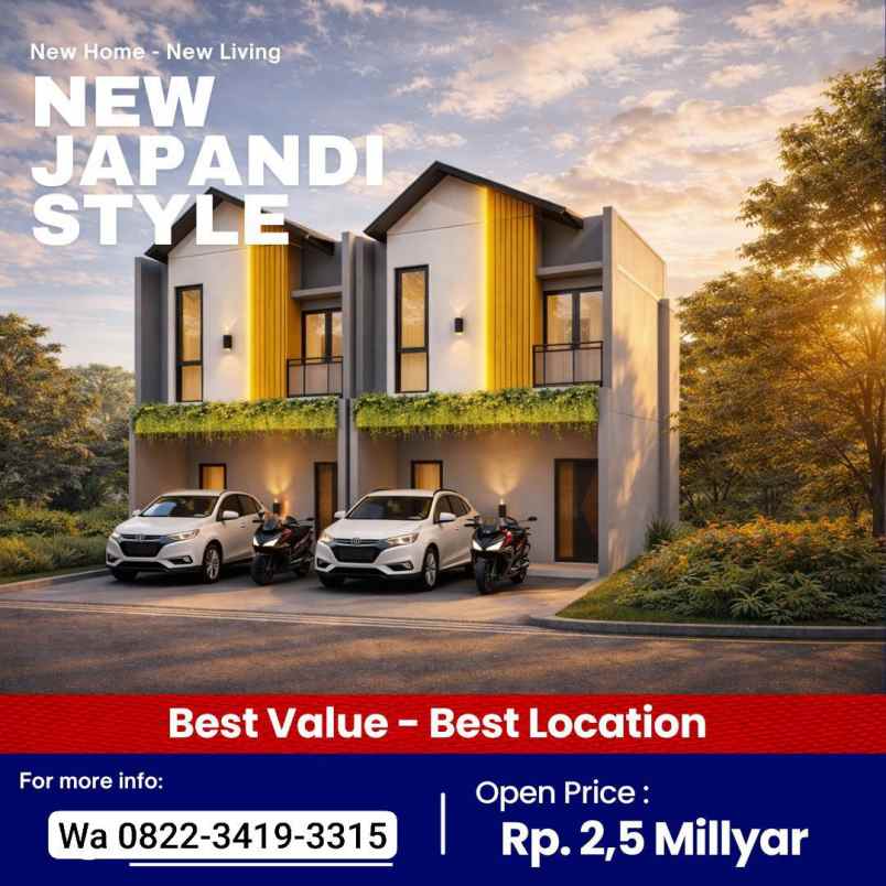 dijual rumah pisangan