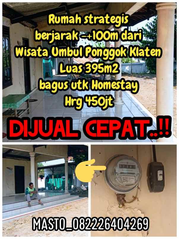 dijual rumah ponggok klaten