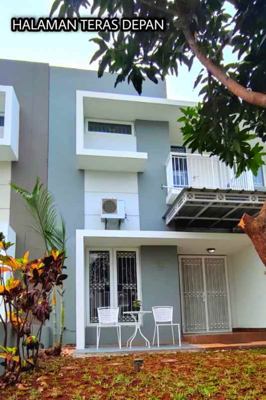 dijual rumah raffles hills full furnish cibubur