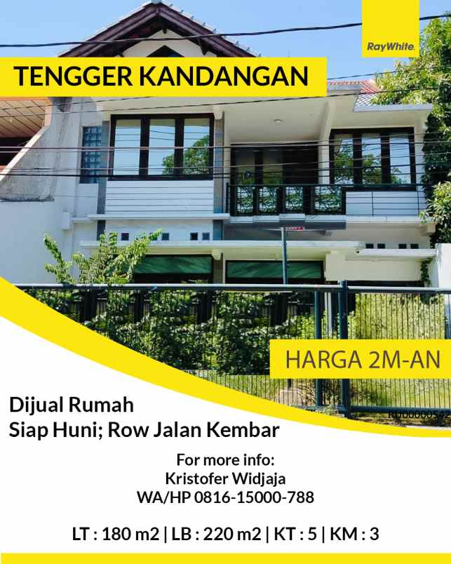 dijual rumah raya tengger kandangan