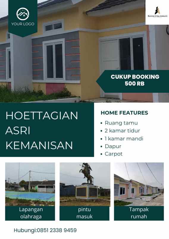 dijual rumah subsidi ditengah kota