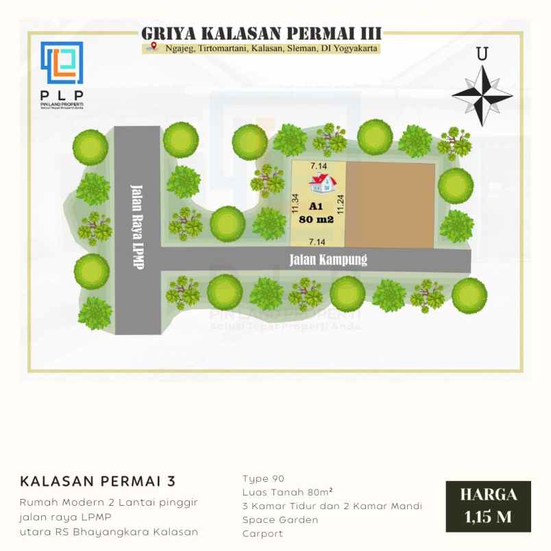 dijual rumah tirtomartani kalasan