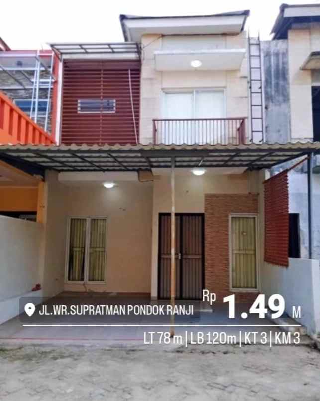 Rumah Secomd 2 Lantai Siaphuni Dalam Cluster Di Rempoa Ciputat