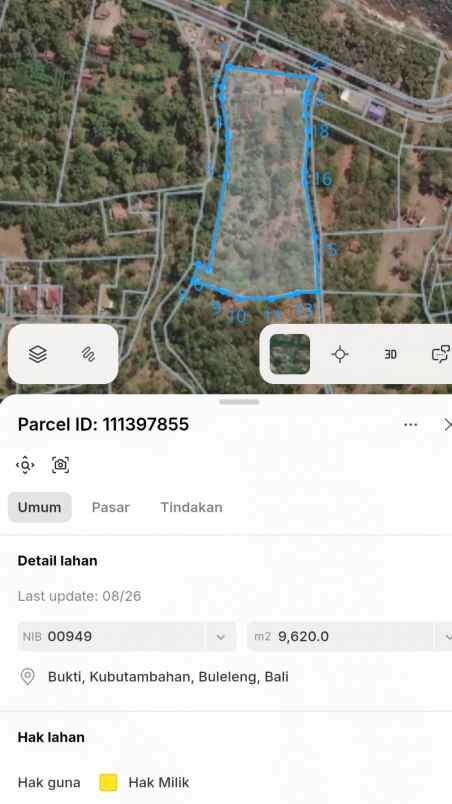 dijual tanah air sanih tejakula