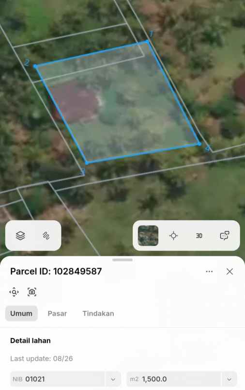 dijual tanah balian beach selemadeg