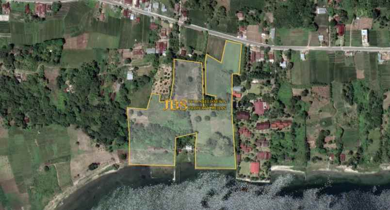 dijual tanah daerah samosir jalan pulau