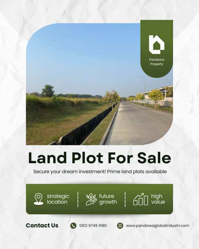 dijual tanah delta silicon lippo cikarang