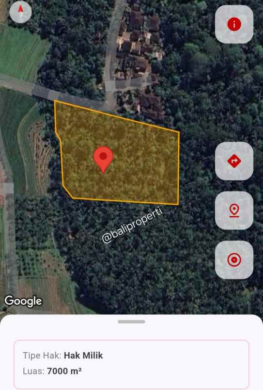 dijual tanah desa lumbung selemadeg