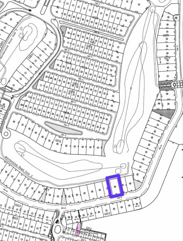 dijual tanah jalan bukit golf