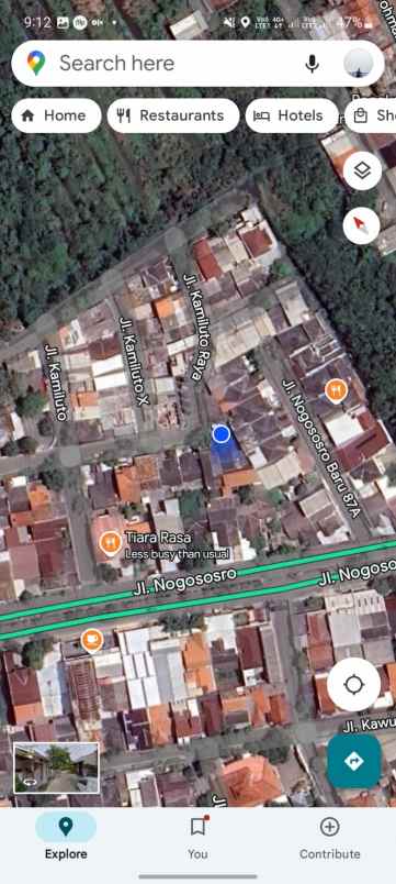 dijual tanah jalan kamiluto raya 24