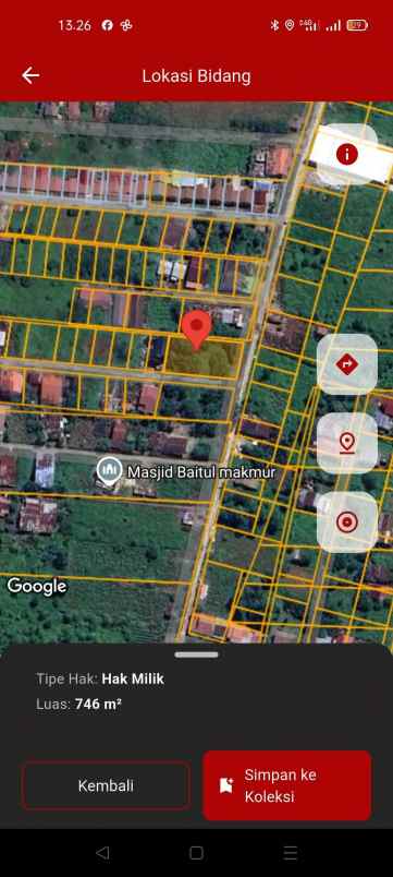 dijual tanah jalan sungai raya dalam