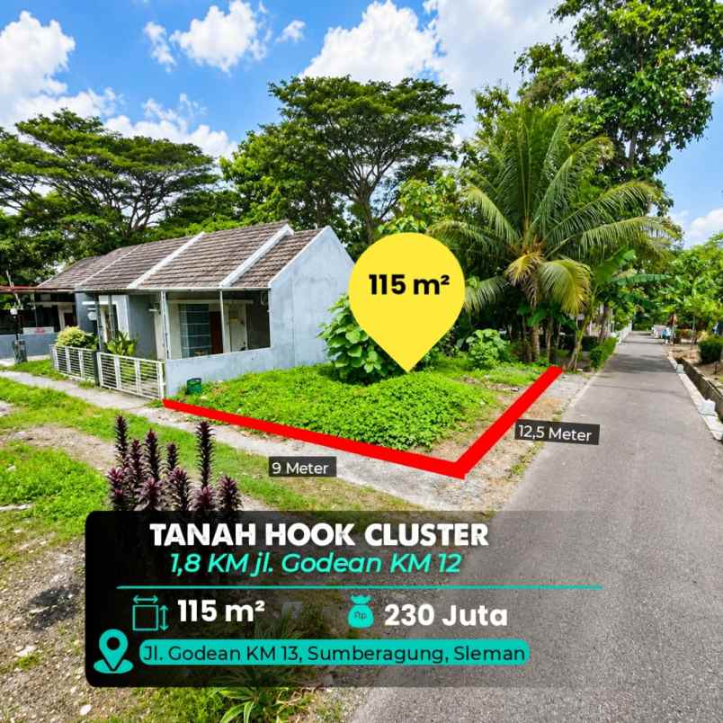 dijual tanah jl godean km 12