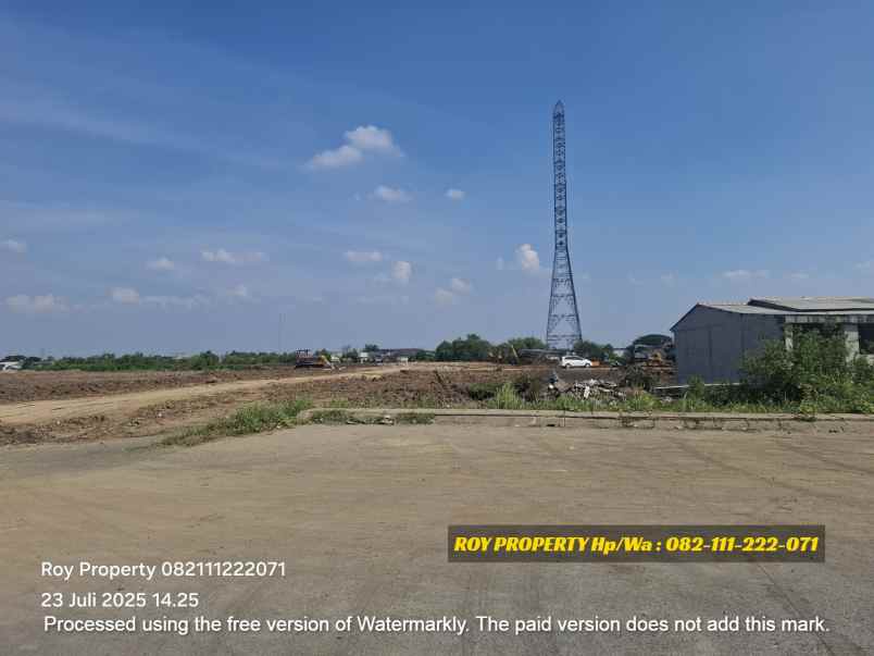 dijual tanah jl marunda makmur