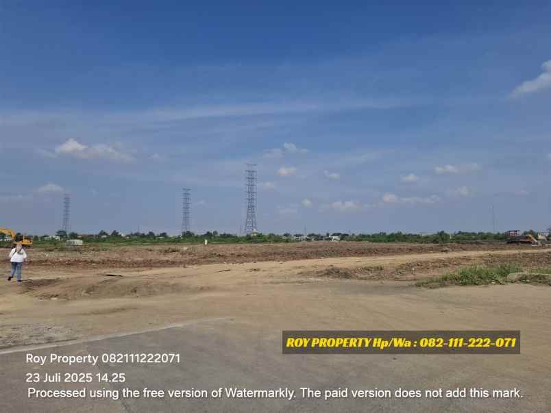 dijual tanah jl marunda makmur