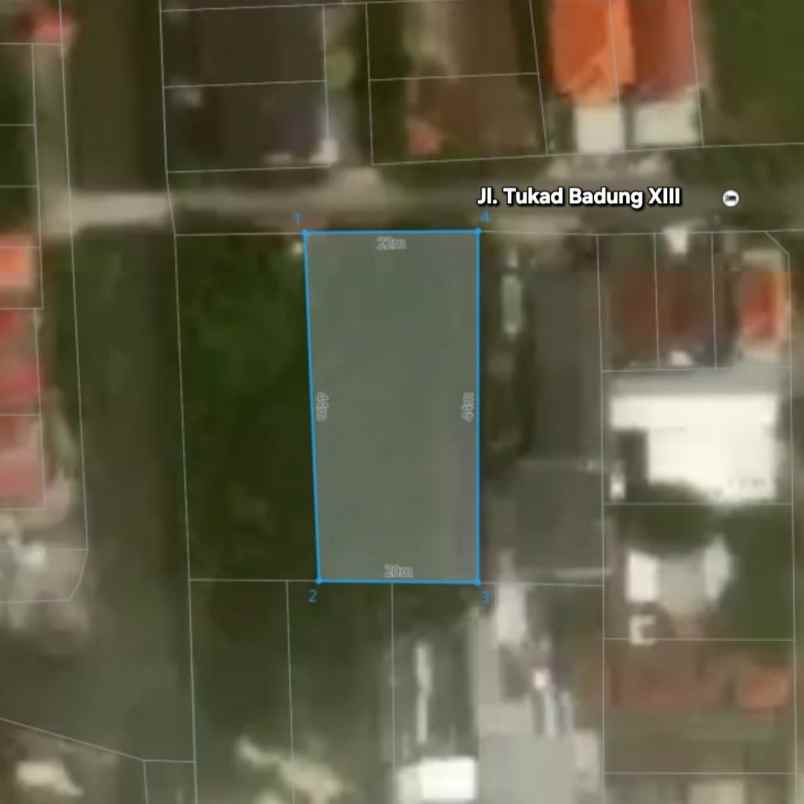 dijual tanah jl tukad badung xviii