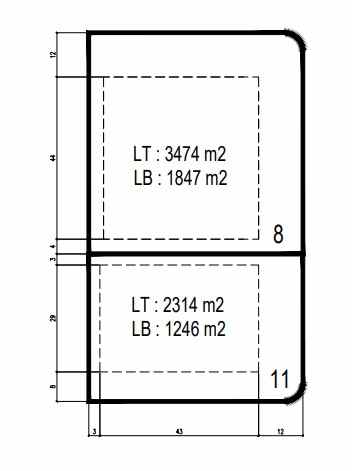 dijual tanah komplek pergudangan