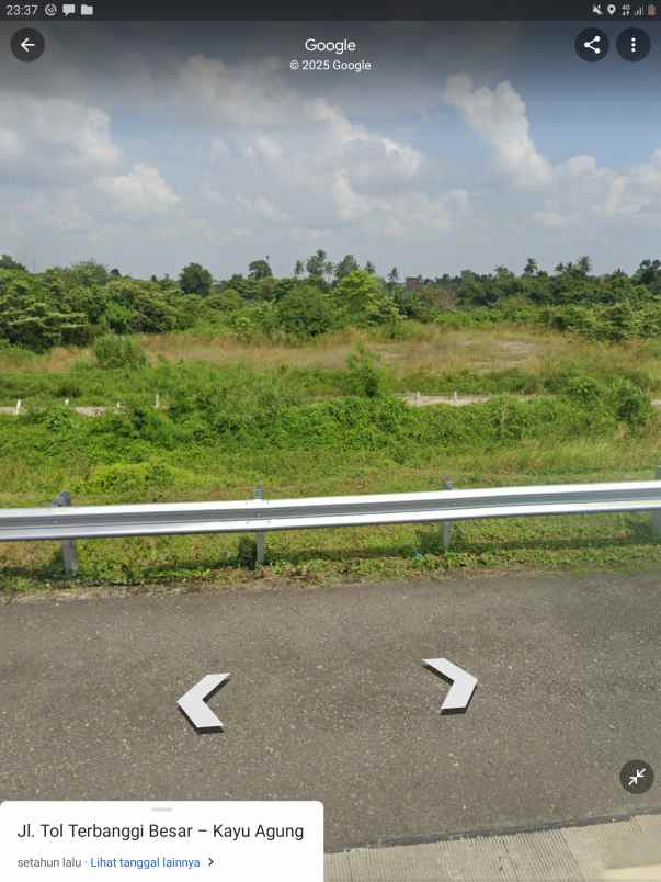 dijual tanah lahan kosong lebih kurang 1 hektar