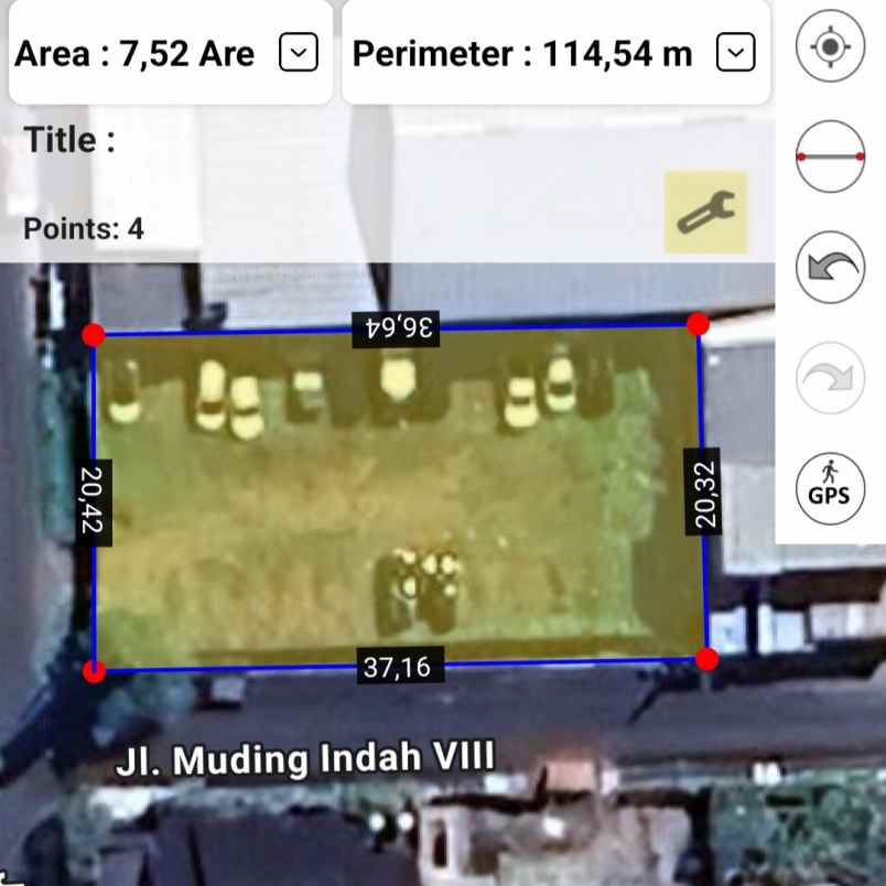 dijual tanah muding