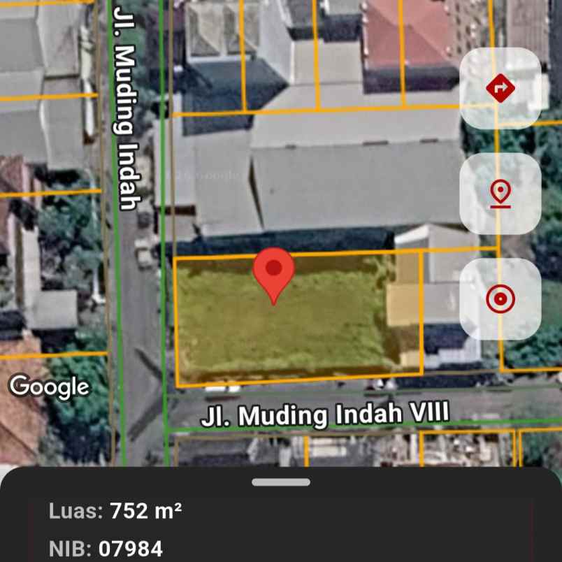 dijual tanah muding