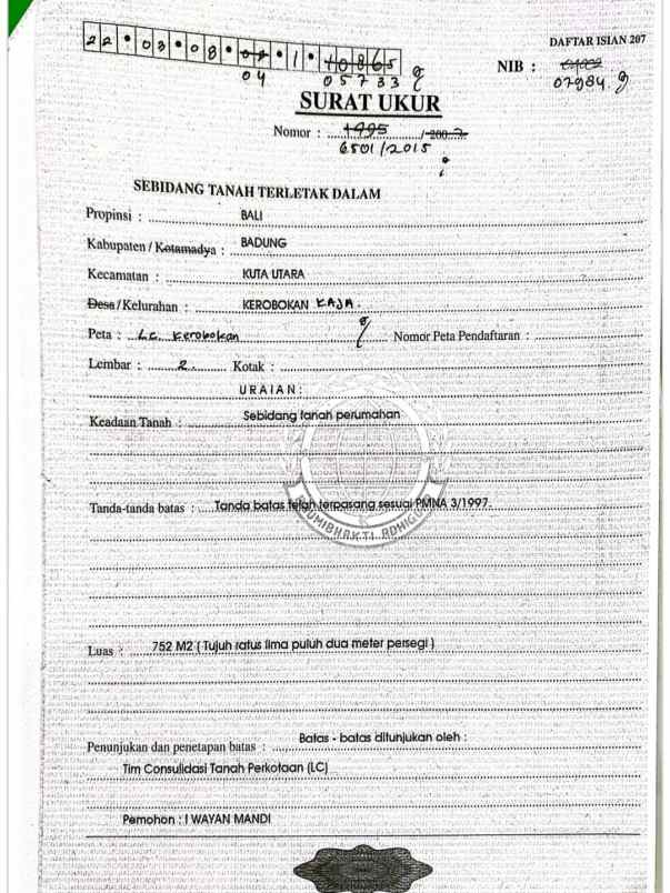 dijual tanah muding