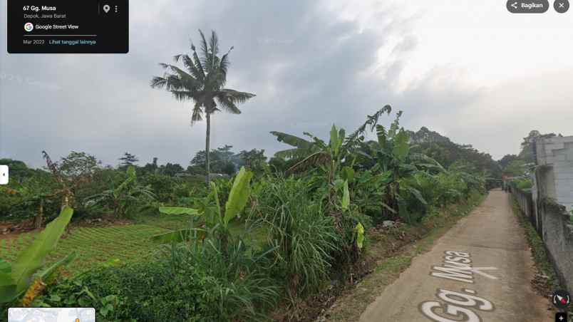 dijual tanah seluas 12 015 m2 sawangan depok