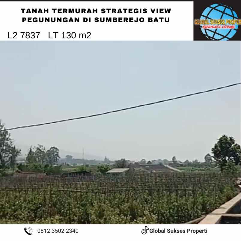 dijual tanah sumberejo
