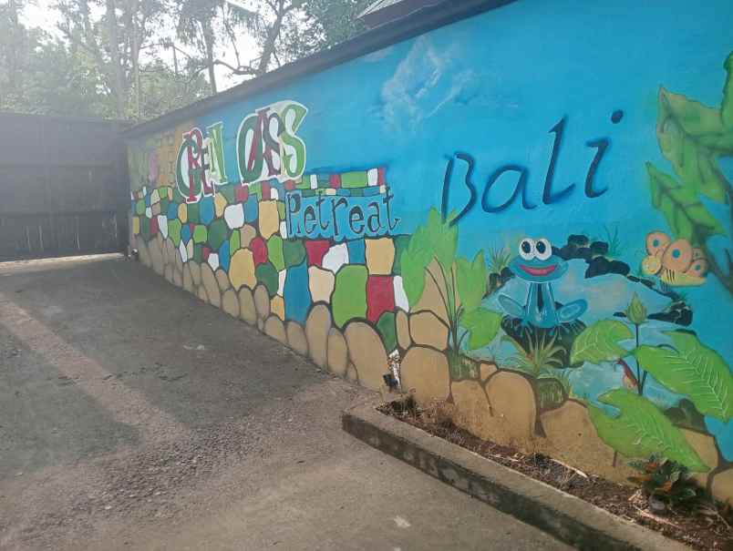 dijual villa eksklusif view sawah yang asri
