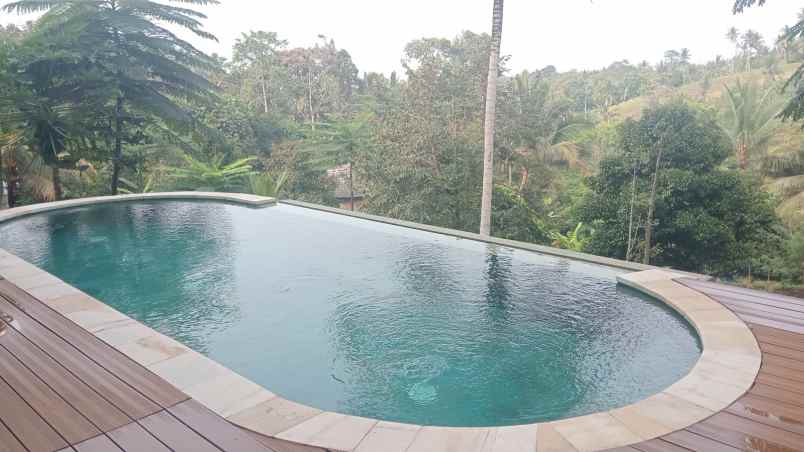 dijual villa eksklusif view sawah yang asri