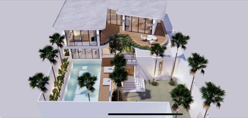 Do 265- Dijual New Villa Dekat Pantai Berawa Canggu Kuta Bali