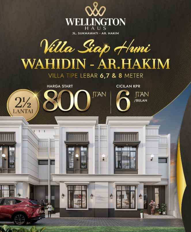 dijual villa jalan sukmawati ar hakim