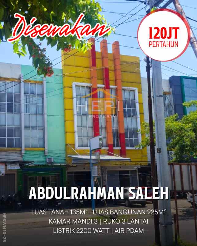 disewakan ruko di abdulrahman saleh semarang