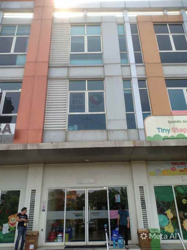disewakan ruko gudang kantor burgundy summarecon