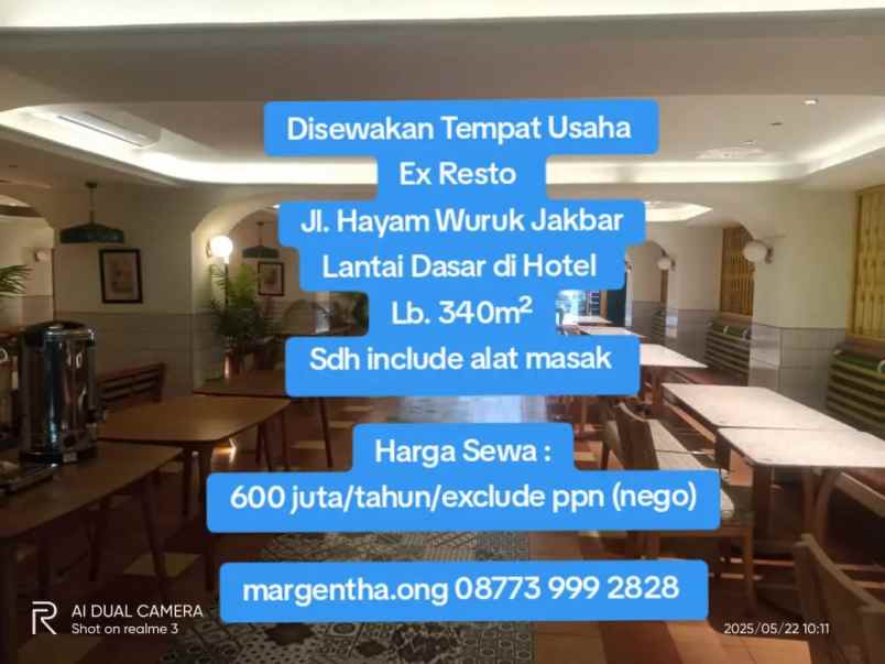 disewakan ruko gudang kantor jl hayam wuruk jakarta barat