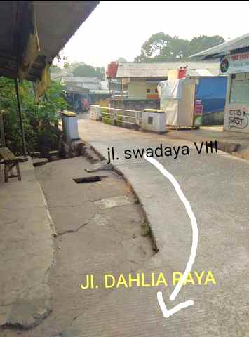 disewakan rumah jl dahlia raya pancoran mas