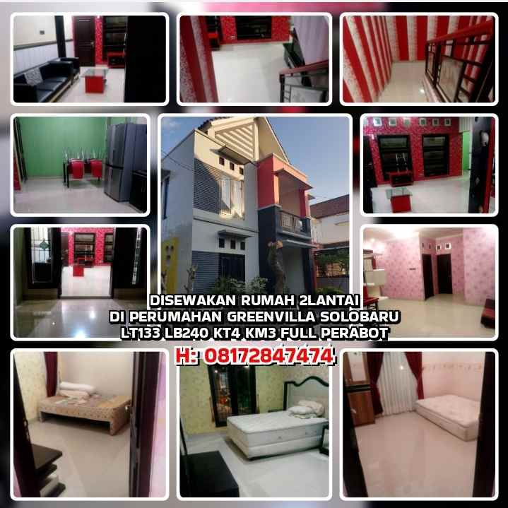 disewakan rumah solobaru sukoharjo