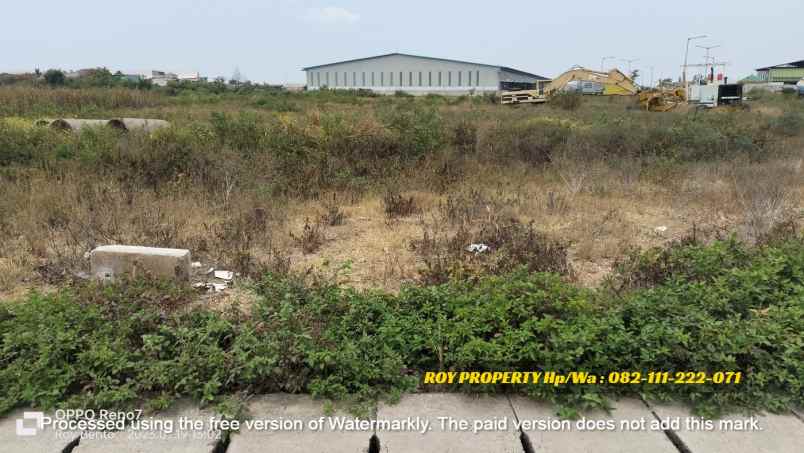 disewakan tanah jl marunda makmur