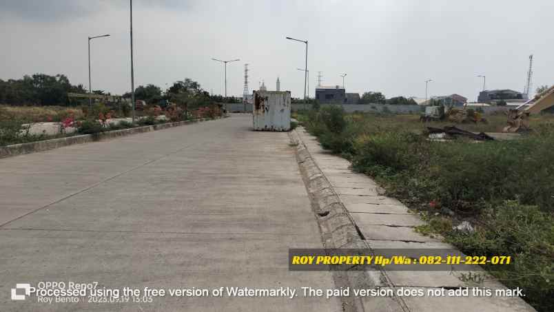 disewakan tanah jl marunda makmur