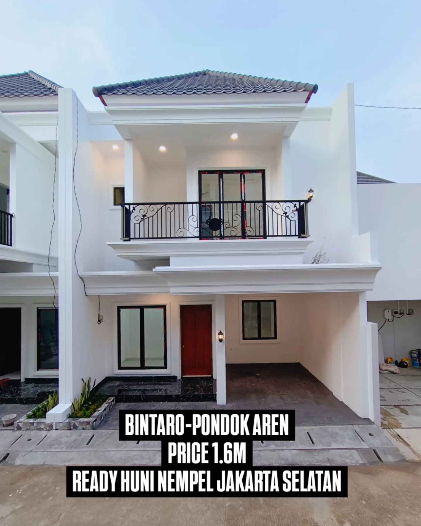 hanya 1 unit tersedia rumah cluster modern di bintaro