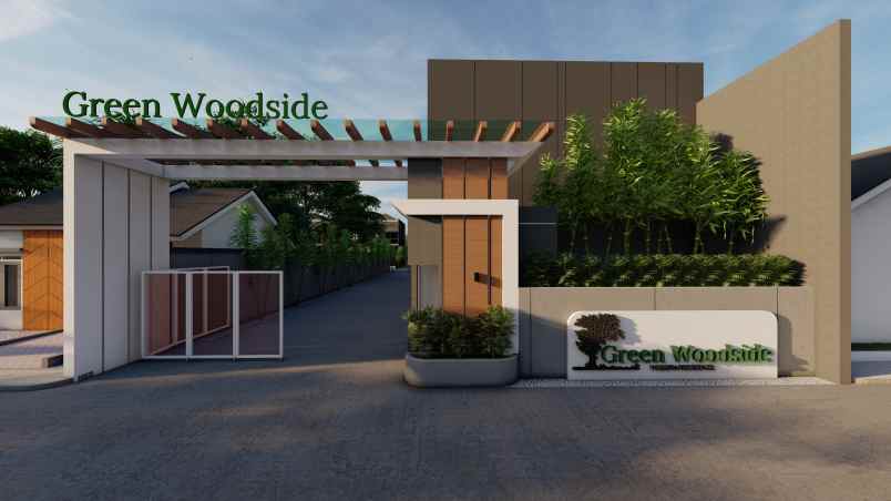 hunian modern palembang green woodside residence