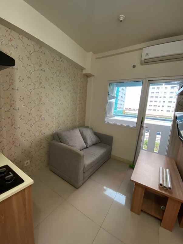 jual apartemen 2 kamar furnish di green pramuka city