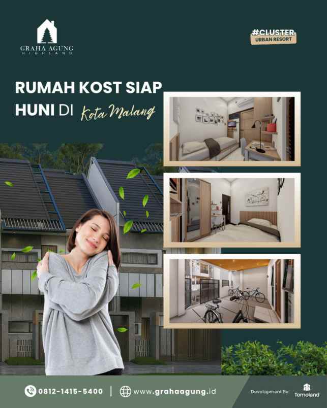 kost eksklusif 8 kamar di malang kota siap untung