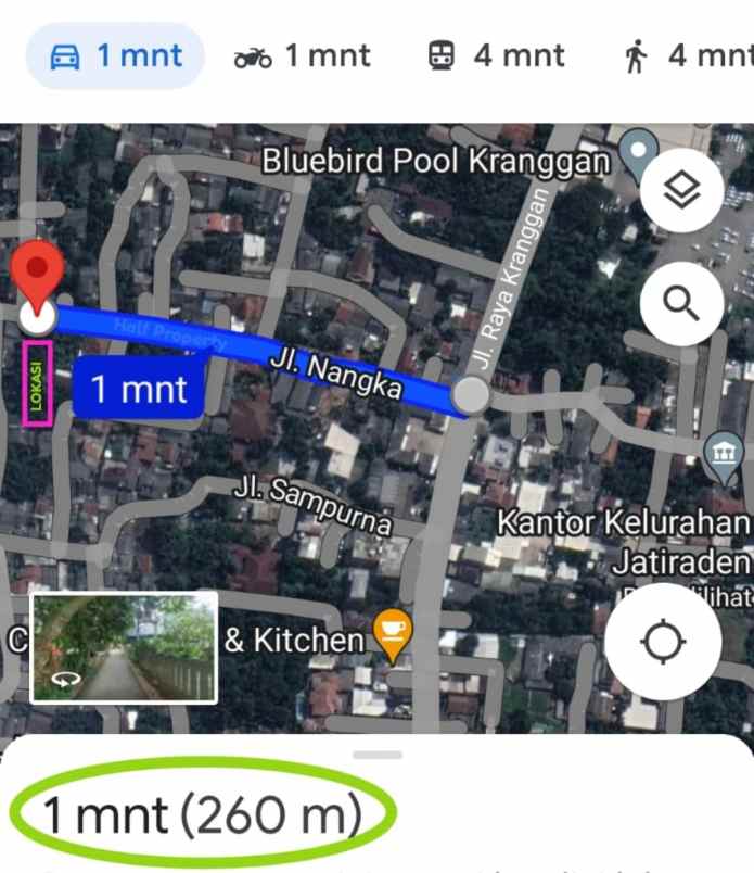 lahan buat cluster kranggan bekasi