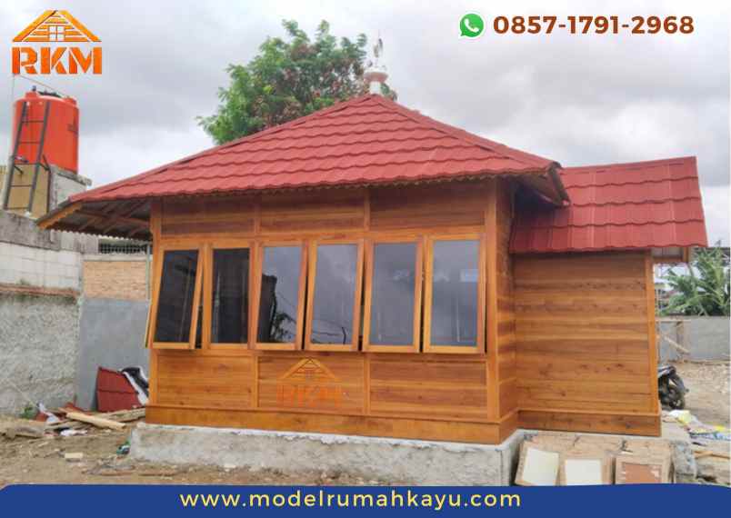 musholla kayu minimalis 4x5 meter