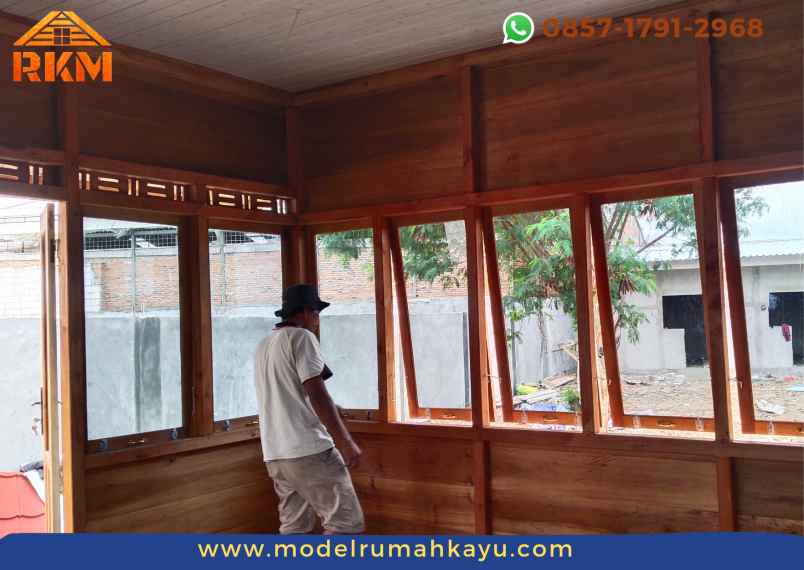 musholla kayu minimalis 4x5 meter