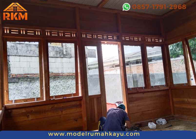 musholla kayu minimalis 4x5 meter