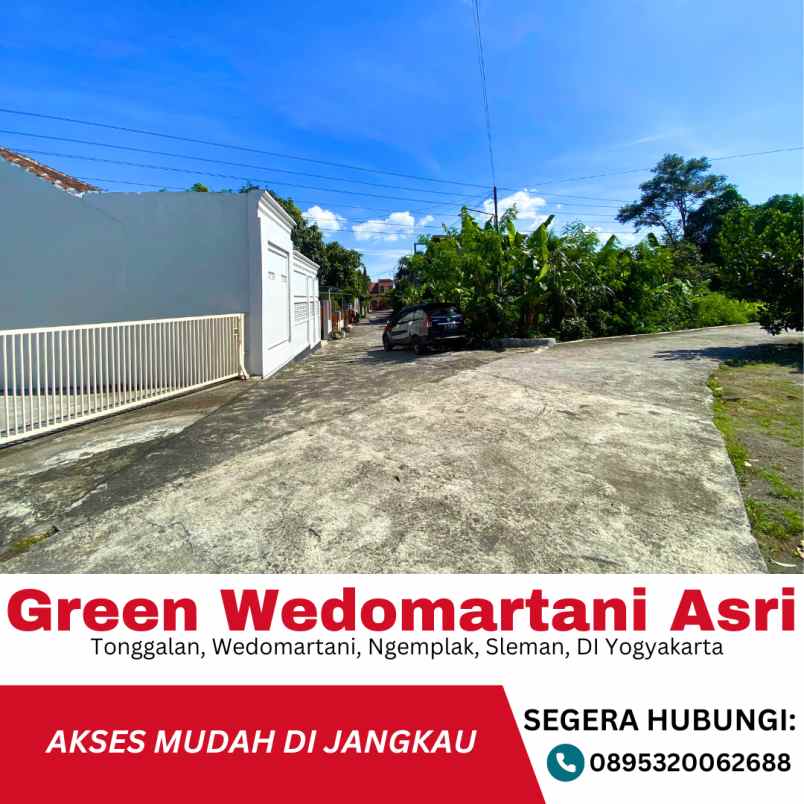 pekarangan strategis 240 jutaan saja di wedomartani