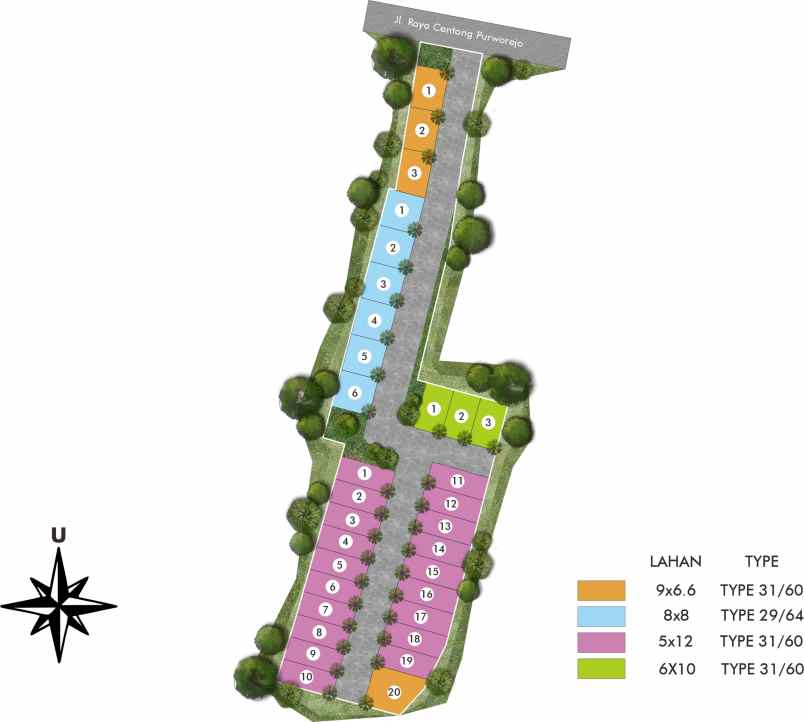 perumahan subsidi sanankulon blitar centong regency
